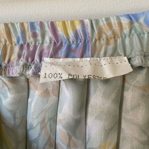 Vintage Floral Print Skirt Sz M - Picture 5 of 13